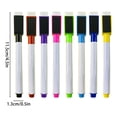 thumbnail image 3 of Markers 6 Pack Whiteboard Erase Markers with Erasers Cap for Whiteboard Boards School and Home 2Ml Ballpoint Pengel Pen,Writing Pen,Ink Pen,Rollerball Pen,Office Pen,School Pen,Fine Tip Pen,Smooth Wr, 3 of 5