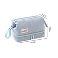 thumbnail image 3 of Travel Bags for Women Translucent Makeup Bag, Makeup Bag Set with Frosted Semi Transparent Zipper, Portable Travel Bag, Easy to Hang Makeup Bag Makeup Travel Bag, 3 of 9