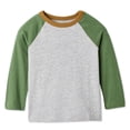thumbnail image 1 of George Toddler Boys' Long-Sleeve Raglan T-Shirt, 1 of 2
