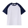 thumbnail image 4 of Birdeem Chemises pour Hommes T-Shirt à Manches Courtes Col Rond Assorti de Couleurs Automne, 4 of 10