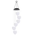 thumbnail image 1 of ruzhgo Solar Wind Chimes Solar Heart Wind Chime Outdoor Color Changing Solar Wind Spinning for Patio Yard Garden Home Decor, 1 of 1