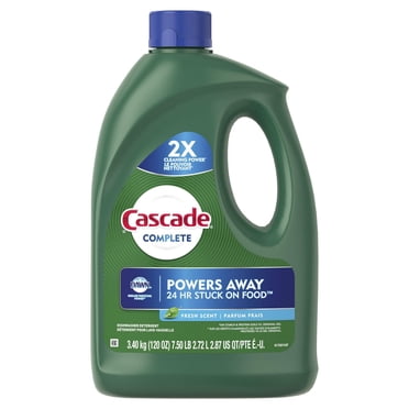 Cascade Complete Détergent en Gel pour Lave-Vaisselle, Parfum Frais 3.4KG