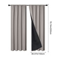thumbnail image 3 of Chmadoxn Home Decor, Room Decor, Wall Decor Polyester Pongee Rod-Pull Light-blocking Curtains Living Room Sun-Blocking Curtains Heat-Insulating And Soundproof Curtains Polyester Blackout Curtains, 3 of 6
