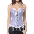 thumbnail image 1 of Corsets Bustiers pour Femmes Haut Brodé à Armatures Grande Taille, 1 of 4