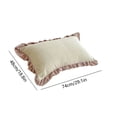 thumbnail image 3 of EGNMCR Ruffle Fall And Winter Thickened Milk Flannel Pillowcase Warm Pillowcase Cotton Pillowcase, 3 of 6