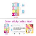 thumbnail image 1 of 96 Pcs Onglets d'Index Autocollants, Marqueurs de Page Onglets de Page Autocollants, Marqueurs de Page Réutilisables Double Face, Onglets de Drapeaux Colorés pour Lire l'Index, Livres Notes, École, Bureau, 1 of 2
