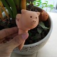 thumbnail image 3 of Plant Terracotta Watering Spike Automatic Clay 12*8.5*5cm Ceramic Cartoon Tool Adjustable Lovely Animal Dropper, 3 of 5