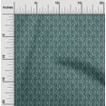 thumbnail image 1 of oneOone Georgette Viscose Fabric Leaves & Paisley Block Printed Fabric 1 Yard 42 Inch Wide, 1 of 4