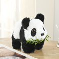thumbnail image 4 of black Walking Talking Panda Plush Toy With Moving Ears 7.5 Inch Interactive Stuffed Animal Electric Simulation Bear Cute Companion For Kids Perfect Birthday Gift Soft Polyester Fiber Mater, 4 of 6