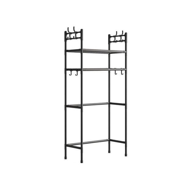 3-Layer Storage Rack Above the Toilet,Stainless Steel Bathroom Storage Rack,Easy to Assemble,Space-Saving,62.99x18.5x9.84Inch,Over The Toilet Organizer,Toilet Storage