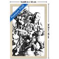 thumbnail image 2 of Marvel Sketch - Group Wall Poster, 14.725" x 22.375" Framed, 2 of 4