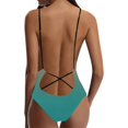 thumbnail image 3 of Birdeem Women Fasion Bikini Print Strappy Back Set Swimsuits Plus Size Bathing Suits Tankinis Swimwear, 3 of 9