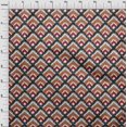 thumbnail image 3 of oneOone Cotton Poplin Fabric Argyle Style Ikat Print Sewing Fabric BTY 42 Inch Wide, 3 of 4