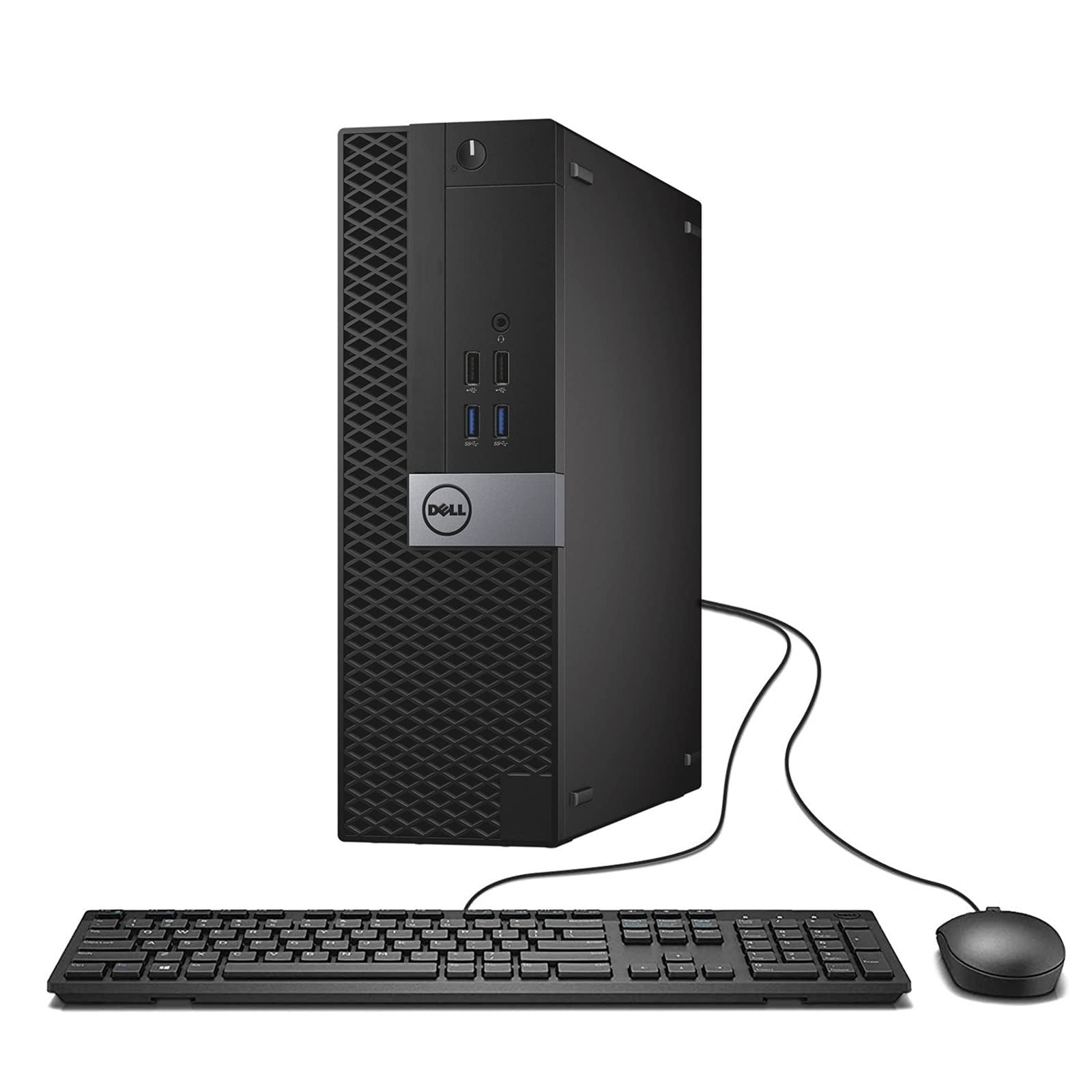 Dell Optiplex 3050 SFF Desktop PC, Intel i5-6500 3.2GHz 4 Core, 16GB DDR4, 256GB SSD, WiFi, DVD-RW, Win 10 Pro, Keyboard, Mouse (Renewed)
