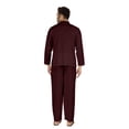 thumbnail image 4 of Inkmeso SolidNightwearSet For Men's Short Sleeve Pjs Loungewear Sets Soft Cotton Designer Sleepwear, 4 of 7