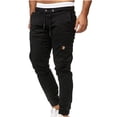 thumbnail image 1 of DPTALR Hommes Été Décontracté Court Cargo Sport Jogger Jogging Long Pantalons de Sport, 1 of 6