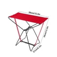 thumbnail image 3 of Tyidzon Outdoor Folding Stool Portable Small Mazar Fishing Stool Adult Train Station Resting Stool Children's Stool, 3 of 6