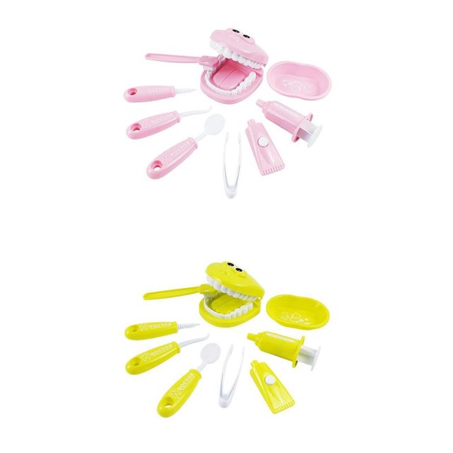 Milaget Doctor Tool Kit Preschool Learning Activity for Pink Yellow