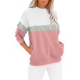 thumbnail image 1 of Pxiakgy Tenues d'Automne pour Femmes 2024 Chandail en Molleton Col Rond Manches Longues Décontracté Léger Ample Taille : S-2TG, 1 of 1