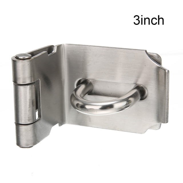 Anti Theft Stainless Steel Door Lock Hasp Staple Padlock Clasp Shed Latch Tool