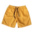 thumbnail image 1 of jsaierl Mens Shorts Summer Casual Drawstring Pocket Solid Color Five-Inch Beach Shorts, 1 of 3