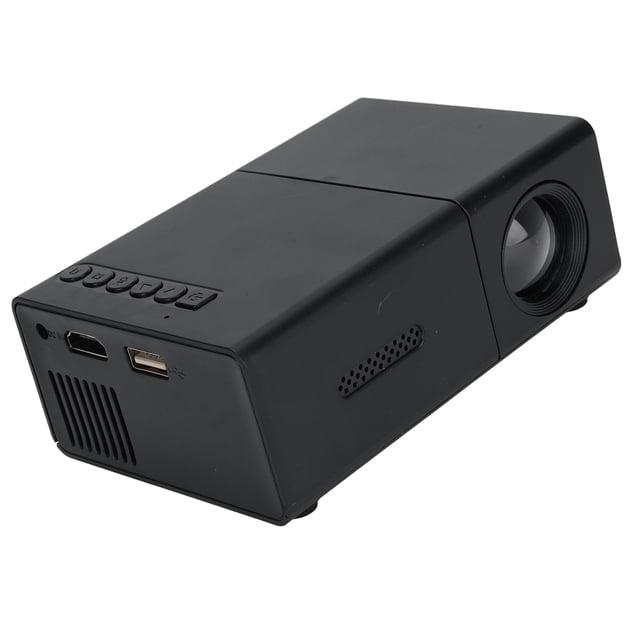 LED Movie Projector 1080P HD Portable Projector for Outdoor and Home Theater Compatible with Phone Laptop USB Black