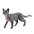 thumbnail image 4 of Leopard Figurine Snow Leopard Playset Model Kids Children life Animal Statue C, 4 of 9