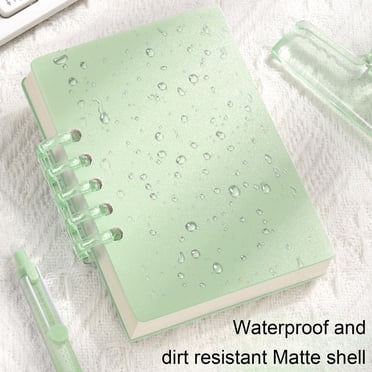 ZZkhGO A7 Pocket Memo Notebook, Cute Loose Leaf Flip Book, Compact Cartoon Memo Pad for Journaling Notes Gift