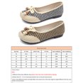 thumbnail image 2 of Innerwin Ladies Flats Slip On Loafers Bow Tie Anti-Slip Pumps Round Toe Wedding Coffee 6, 2 of 7