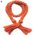 thumbnail image 1 of 2Pcs Couleur Unie Tissage Coton Lin Corde Rideau Tieback Titulaire Décor à la Maison, 1 of 8