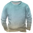 thumbnail image 1 of hotojiny Chandails à Col Rond pour Hommes Mode Dégradé Automne Chaud en Molleton Chandail Léger à Manches Longues Décontracté Vêtements d'Hiver, 1 of 3