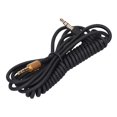 thumbnail image 3 of Headphone Audio Cord, Headphone Audio Cable Durable High Tensile Strength Spring Coiled  For Headphones, 3 of 8