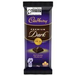 CADBURY Premium Dark Chocolate Bar, Dark Chocolate Bar, 90 g