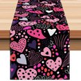 thumbnail image 4 of Suncoda Tablecloth Tablecloth, Valentine's Day Flower Table Flag Holiday Party Kitchen Living Room Decorative Tablecloth Linen Printing Tea Table Cloth, 4 of 8