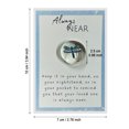 thumbnail image 1 of JJKBVCLO Always Near Glass Gem Angelversary Remembrance Gift Condolence Gift Loss Of Loved One Gift, 1 of 6