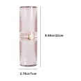 thumbnail image 2 of Travel Mouthwash Cup Set with Split Design for Toothbrush and Rinse Use, 7 in x 7 in x 22 cm, Plastic, Pink/Clear/Gray, 2 of 8