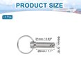 thumbnail image 2 of Uxcell Quick Release Pin Bimini Top Pin Marine Hardware Carbon Steel 5/16"x0.83", 2 of 7