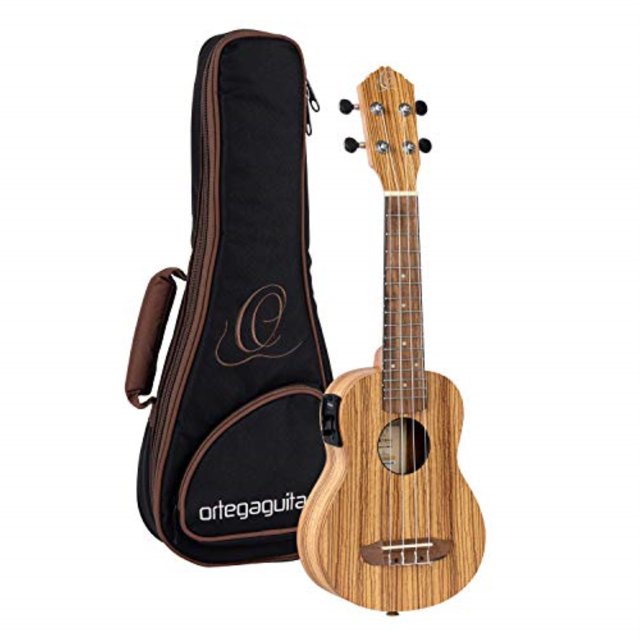 Timber Series Soprano Acoustic-Electric Ukulele with Bag