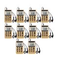 thumbnail image 2 of 10Pcs V112 FM AM 2 Band Radio Mini Receiver Portable Digital Tuning Radio Receiver With Rechargeable Battery &amp; Earphone ,Easy to Use, 2 of 7