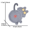 thumbnail image 3 of EGNMCR Butt Funny Drink Mat Handmade Crochet Mat Absorbent Mat Suitable For Home Office Decoration Gift Knitted coaster, 3 of 6