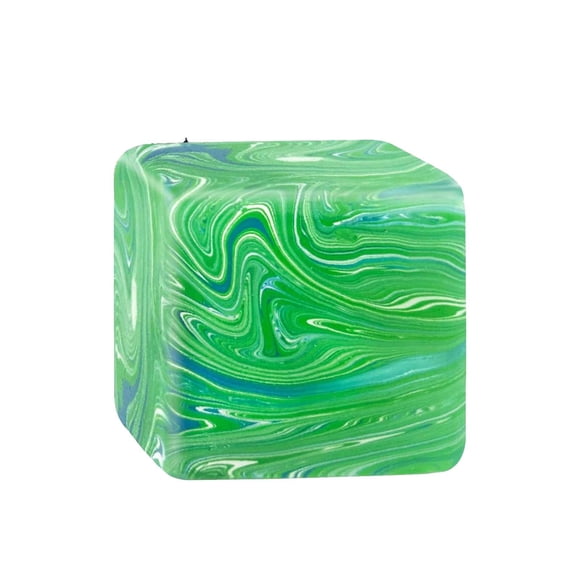 Nice Cube Squishy Toys , Adults Squishies Anxiety Relief Maltose Ball, Ice Squishys Sugar Sensory Toy for ADHD Autism, Novel Design Cool Colorful Fidgets Cubes (Green)