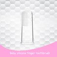 thumbnail image 1 of Finger Silicone Soft Finger Toothbrush Teeth Rubber Clean Massage Brush For Baby Infant, 1 of 8