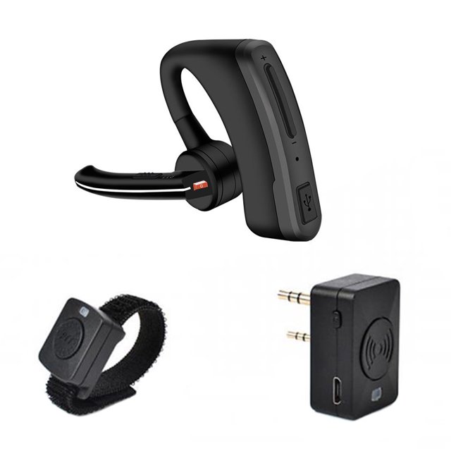 ZheElen Walkie Talkie Wireless Headset High Efficient Interphone Fitting Simple Clear Sound Making Headphone Component Radio Earpiece