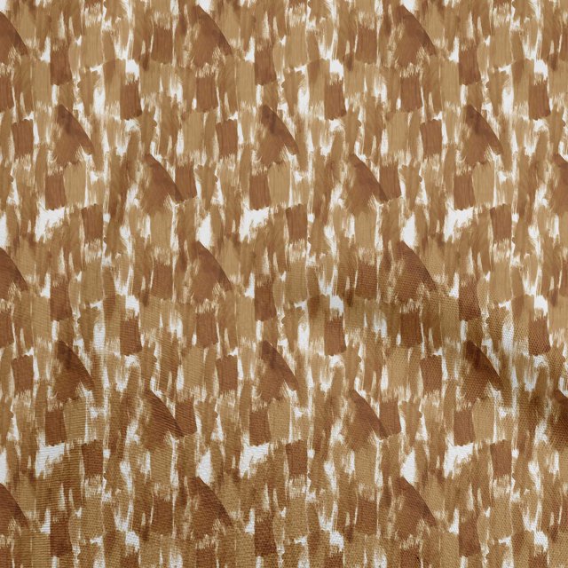 oneOone Rayon Brown Fabric Abstract Watercolor Texture Sewing Craft Projects Fabric Prints By Yard 56 Inch Wide