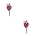 thumbnail image 1 of maskred 2x Beautiful Home Decoration Artificial Flowers For Lasting Charm Low red 2Set, 1 of 6