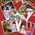 thumbnail image 2 of 4 FT Christmas Inflatables Outdoor Decorations Waterproof Lighted Inflatable Snowman, 2 of 8