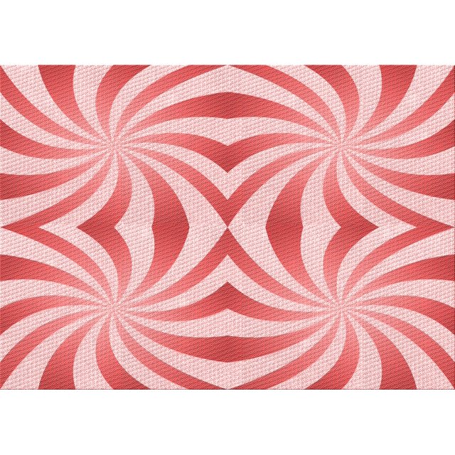 Ahgly Tapis Rectangulaire Lavable en Machine Intérieur Transitionnel Rose Profond, 8 Pieds x 10 Pieds