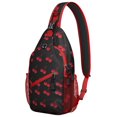 thumbnail image 1 of Tropical Kiwi Fruit Print Travel Sling Backpack, Lightweight and Durable Crossbody Bag with Green Kiwi Slices Pattern, Multi-Layer Storage and Fashionable Design for Kiwi Lovers, 1 of 6