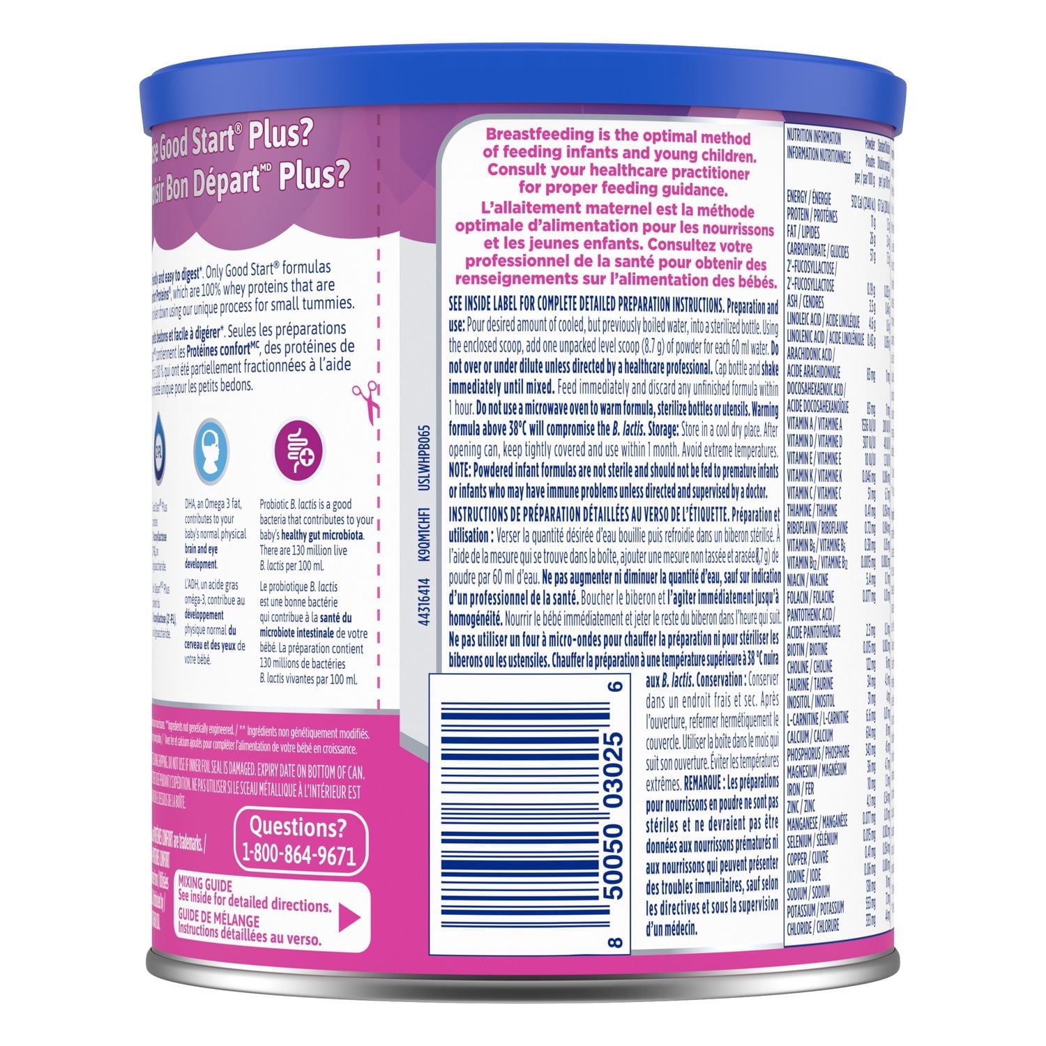 Préparation pour nourrissons Bon Départ Plus 2, en poudre 359g