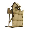 thumbnail image 2 of 1/72 Fortress Building Model Kits DIY DIY Painting Architecture Scene Model for sentry watchtower, 2 of 9